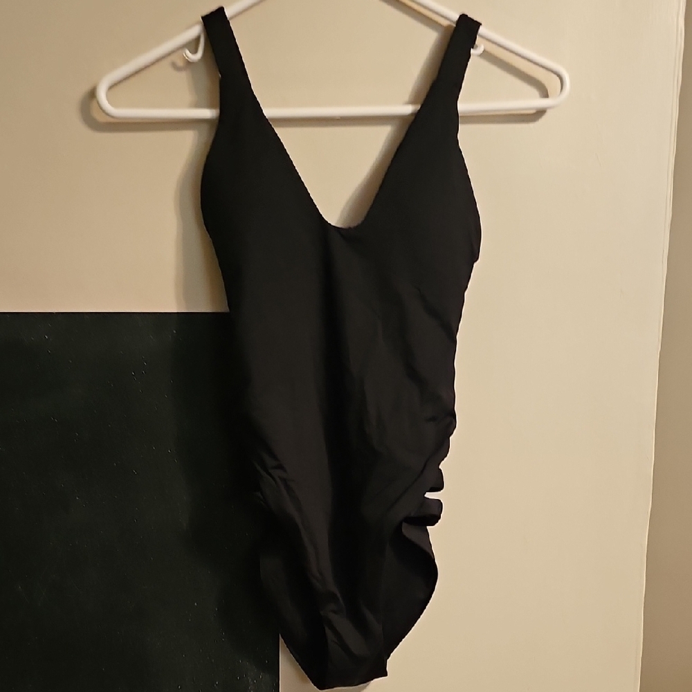 Black One-Piece Swimsuit